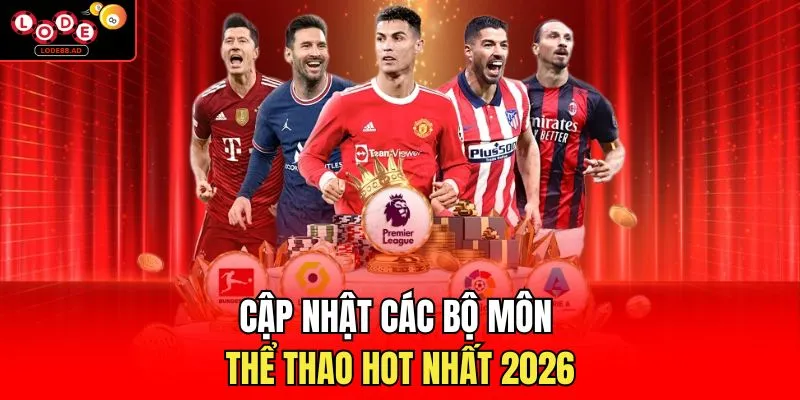 Cập nhật các bộ môn thể thao hot nhất 2026